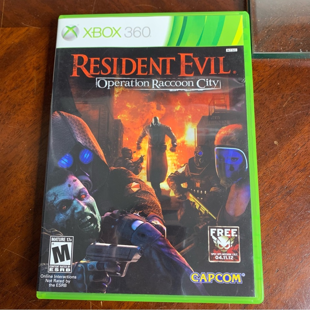 Xbox 360 Resident Evil Operation Raccoon City Video Game